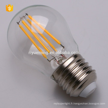 Ampoule à LED Filament G45, Gradable, Lampe Edison Vintage, 200 lumens, Lueur Blanc Chaud, Omnidirectionnelle, Base E27